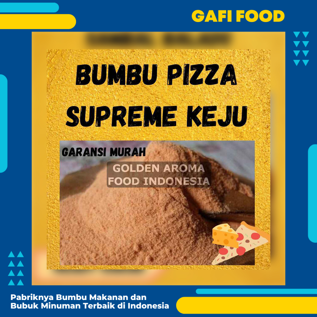 

BUMBU TABUR PIZZA SUPREME KEJU 1 KG FOOD GRADE 1Kg Bubuk Bumbu Mie Lidi Makaroni Basreng Tahu Bulat