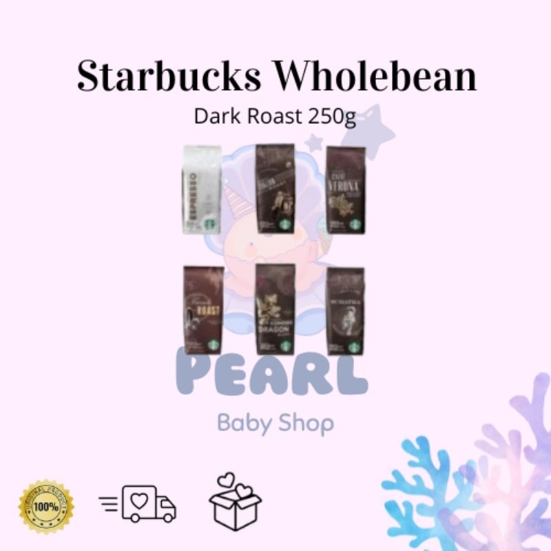 

Starbucks Wholebean - Dark Roast (Arabika Coffee)