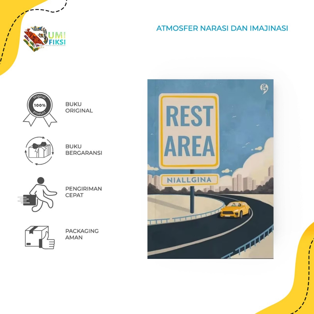 Buku Novel - Rest Area - Niallgina - Gagasmedia - Bumifiksi