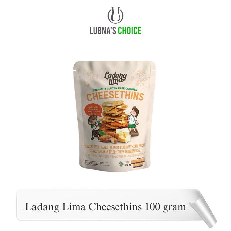 

Ladang Lima - Cheesethins Cookies Bebas Gluten