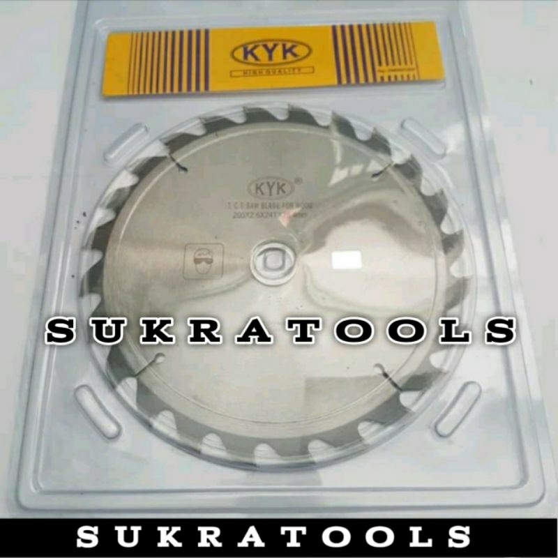 Gergaji Circular Saw KYK 8" Inch TCT For Wood