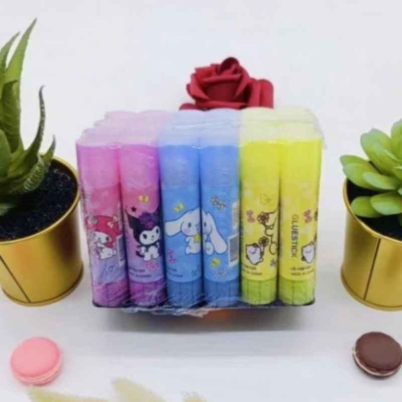 

Ecer Lem Kertas Ulir Glue Stick Gosok Karakter Anak