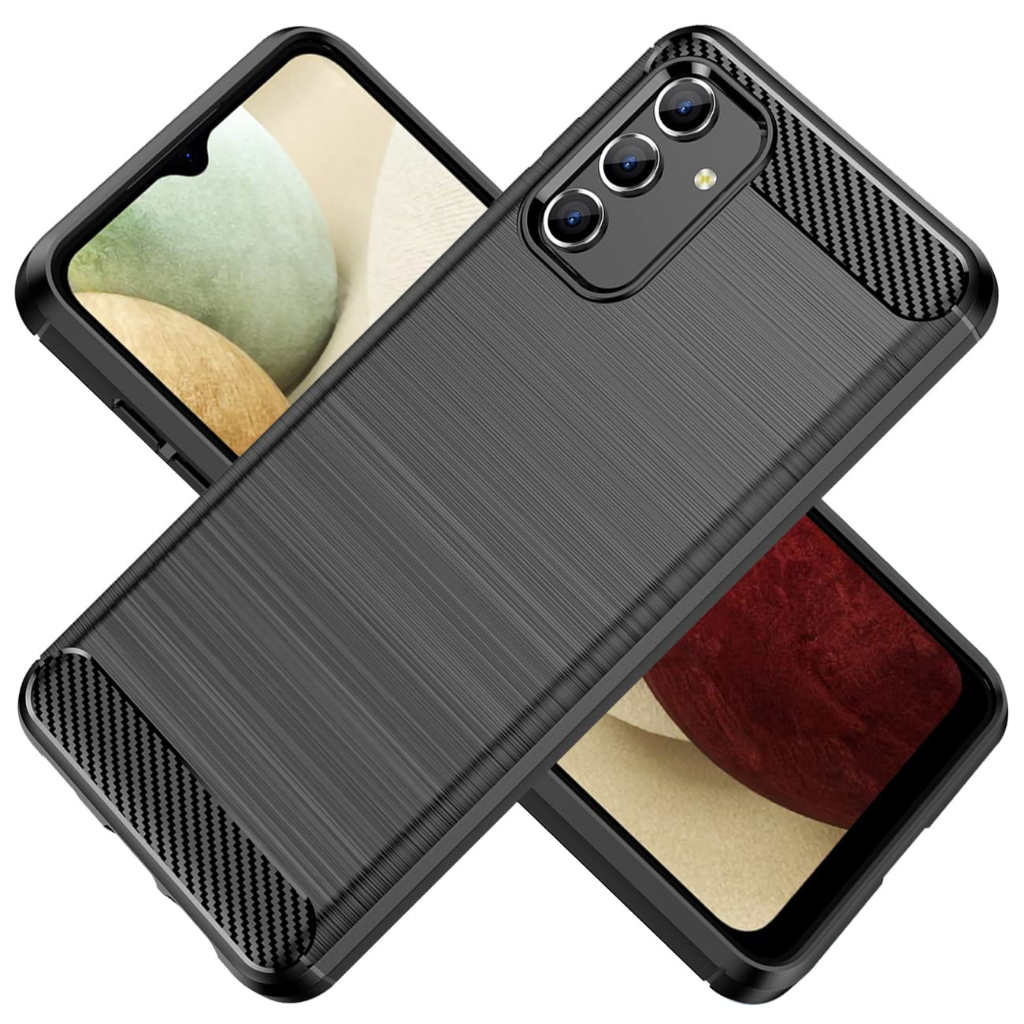 SAMSUNG GALAXY A13 / A23 / A33 / A53 / A73 CASE BRUSHED RUGGED CARBON FIBER