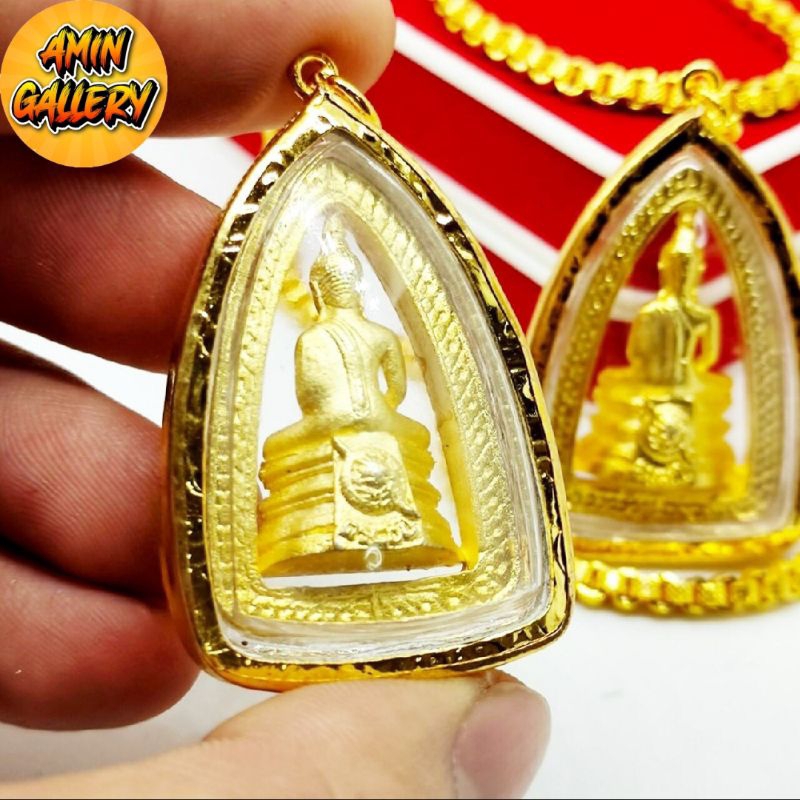 Kalung Liontin Amulet Phra Buddha Sothon / Liontin Buddha Sothon Import Thailand