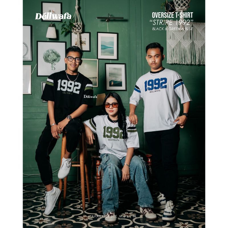 PO JASTIP KAOS DELIWAFA SCRIPT DELIWAFA 1992 Combed Oversize Nyaman