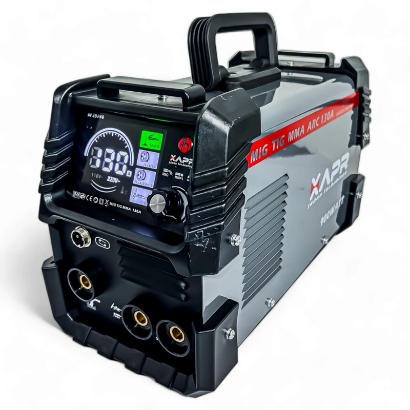 MESIN LAS MIG TIG MMA ARC 130A 900WATT garansi 5thn full bonus welding machine APR AP39pro