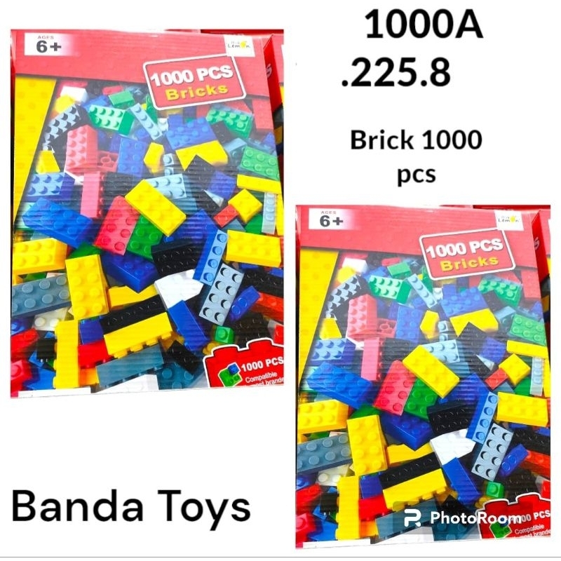 Mainan lego anak bricks 1000 pcs / Bricks 1000 pcs Block