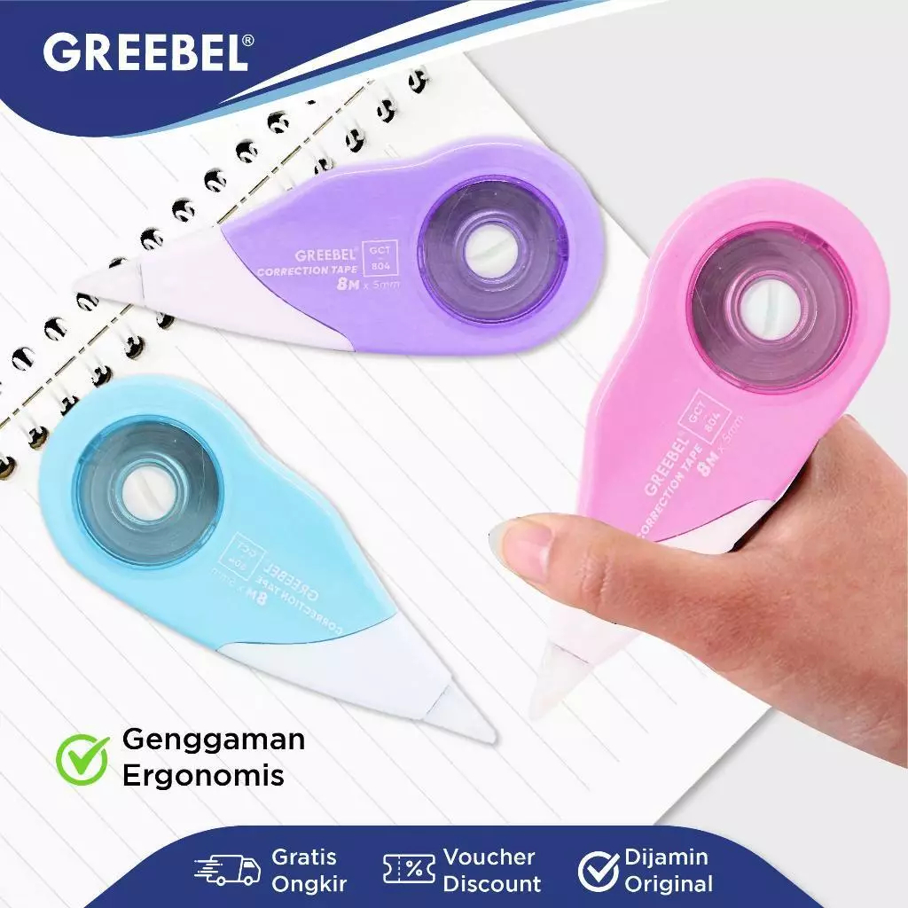 

Greebel Correction Tape GCT-804