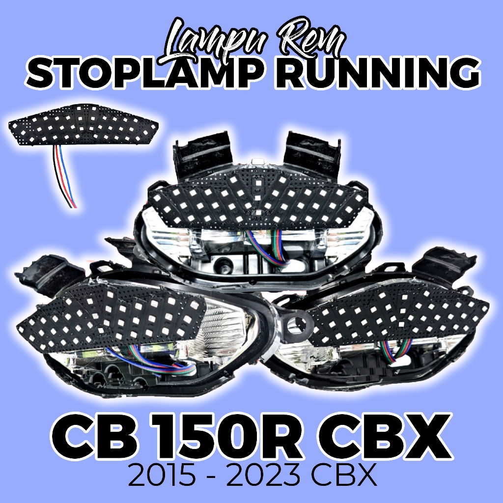 LAMPU STOPLAMP RUNNING CB 150 R CBX PNP TINGGAL PASANG / LAMPU REM BLAKANG HONDA CB CBX PNP LAMPU VA