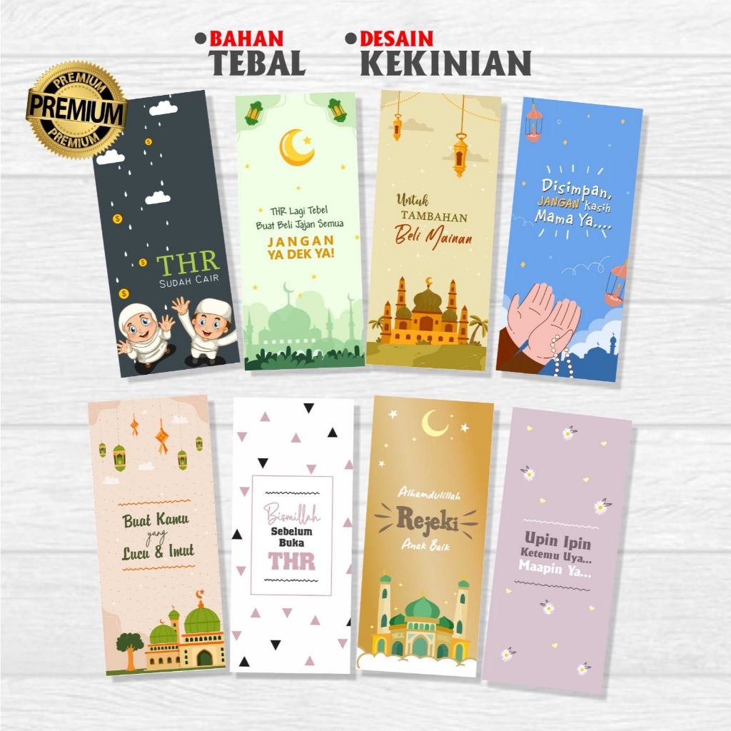 

Amplop Lebaran Hari Raya Idul Fitri Kertas Tebal Murah (MIX / CAMPUR)