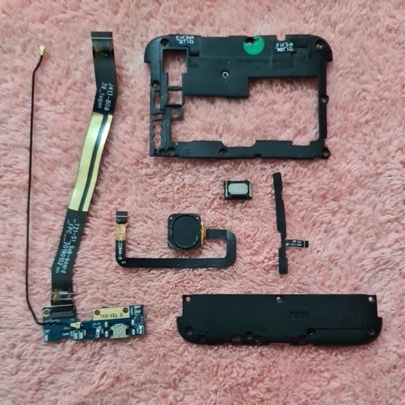 PERANGKAT SEPAREPART HOTWAV PEARL K2 TUTUP MESIN ATAS PAPAN CAS SATU SET SPEAKER MUSIK SPEAKER TELPO