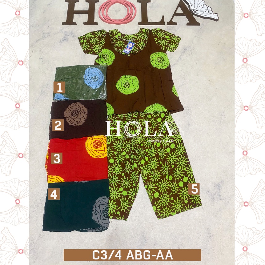KODE L97Y HOLAFASH  Setelan ALVIN 34 abg pendek  setelan hotpantSetelan Batik Homie oneset setcel ru