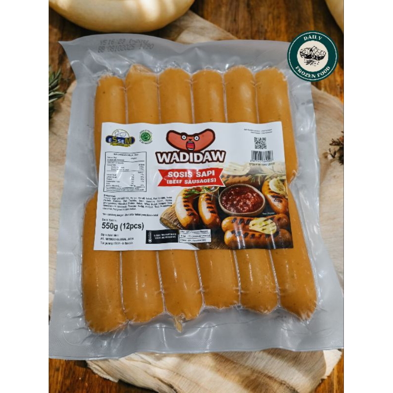 

Wadidaw Sosis Sapi 550gr /Wadidaw /Sosis Sapi / Sosis