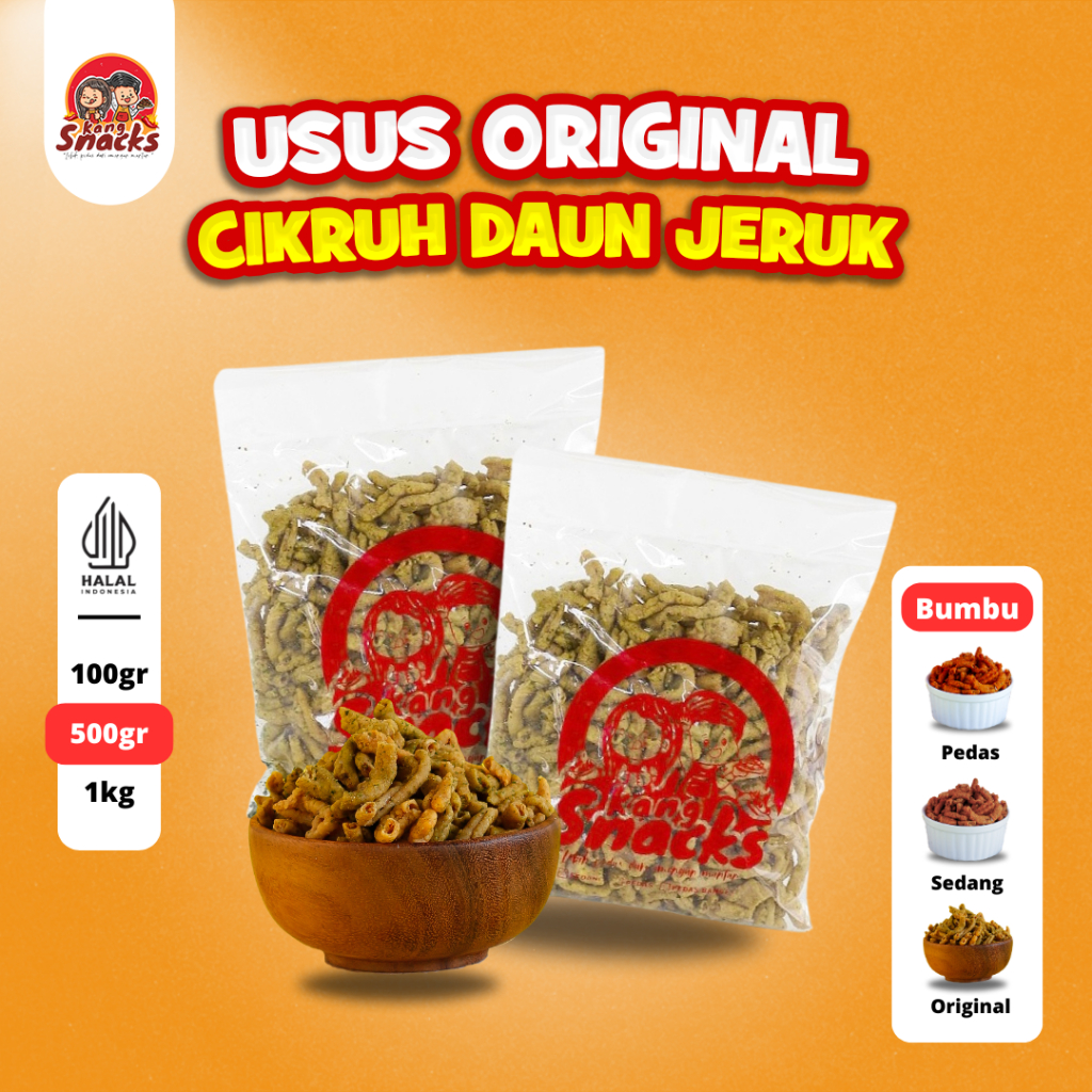 

KANGSNACKS Usus Pedas Daun Jeruk Original Pedas Balado Termurah