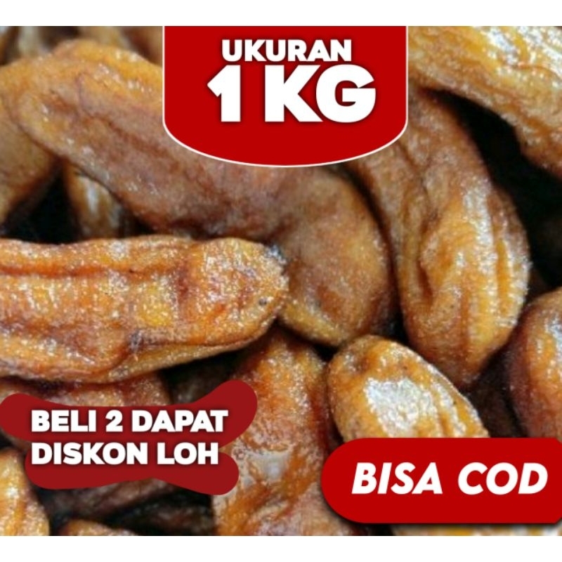 

(COD) Sale Pisang Basah 1kg termurah Kemasan Vaccum khas sawarna - sale pisang 500gr