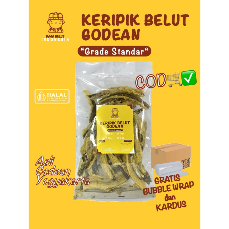 

Keripik Belut GRADE STANDAR 500gr Asli Godean Yogyakarta Belut Besar Tepung Tebal Oleh-Oleh Jogja Cemilan Rumahan Belut Crispy