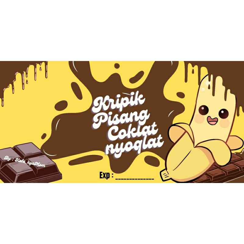 

Kripik pisang Coklat lumer