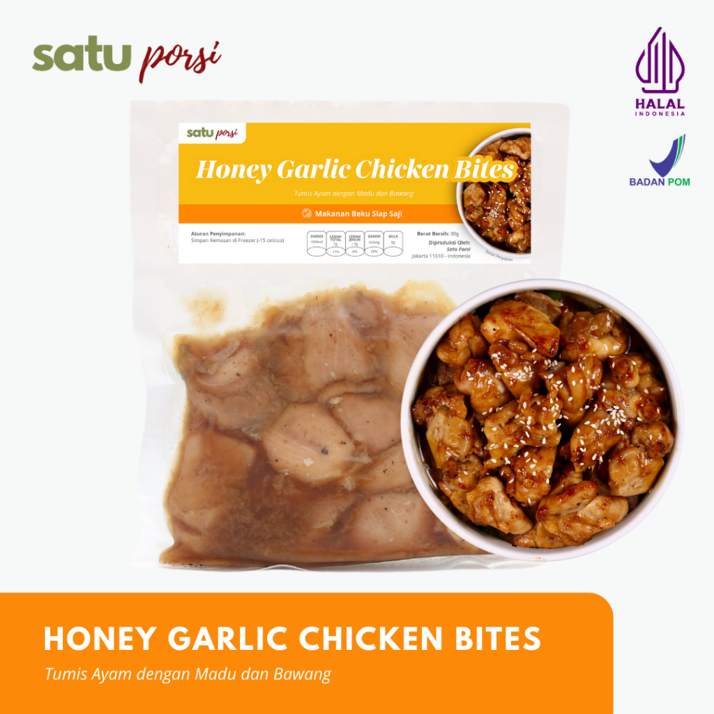 

Satu Porsi Honey Garlic Chicken Bites