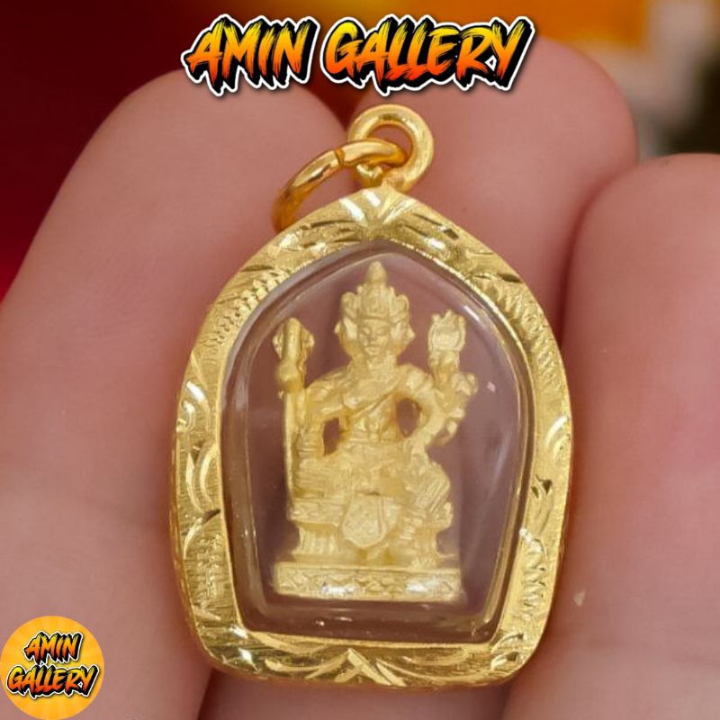 Kalung Liontin Amulet Mini Phra Phrom Liontin SeMienFo / SiBinHut / Dewa Brahma / Four Face Buddha I