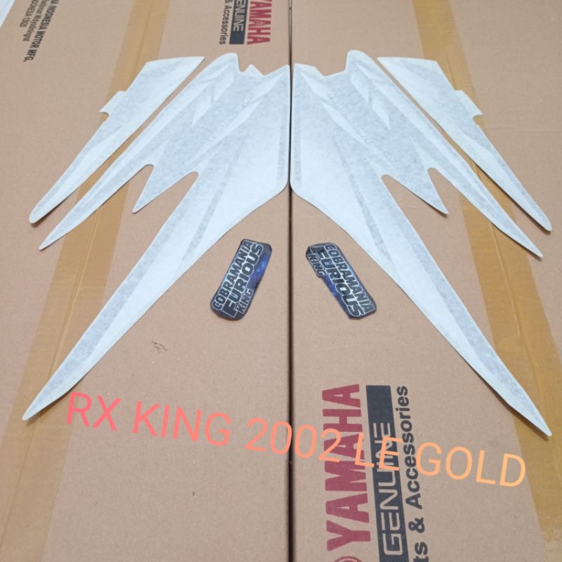 STRIPING LIST RX KING 2002 LE GOLD ORIGINAL LOSPACK