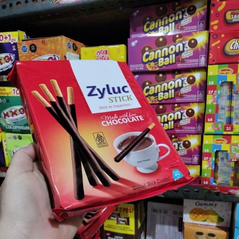 

ZYLUC STICK 220g Biskuit Cemilan Dewasa Anak Renyak Rasa Coklat Terbaru