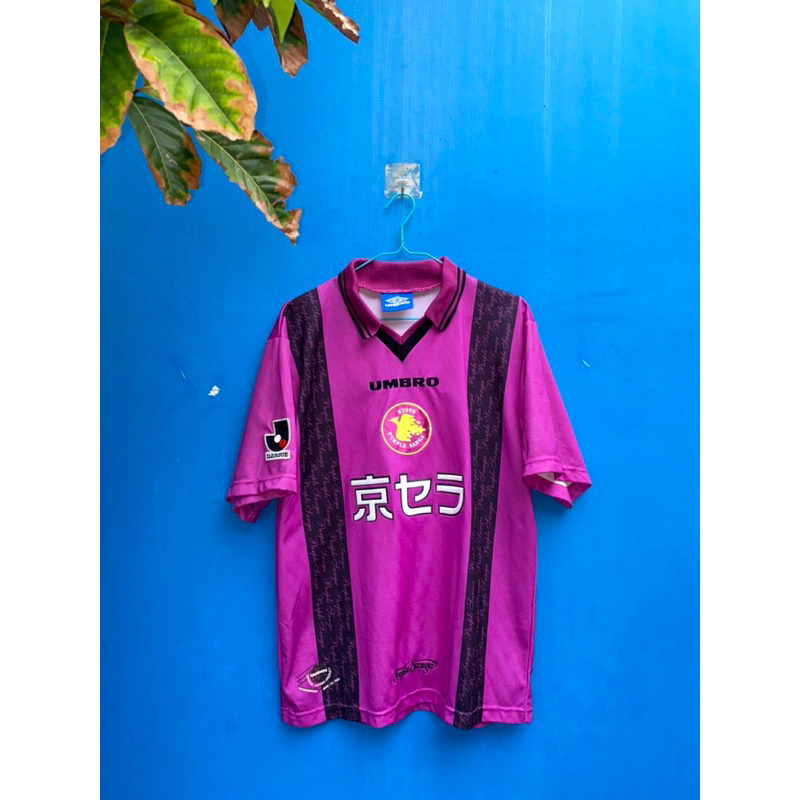jersey/baju/kaos Bola Vintage Kyoto Sanga 1998 liga jepang Rare item
