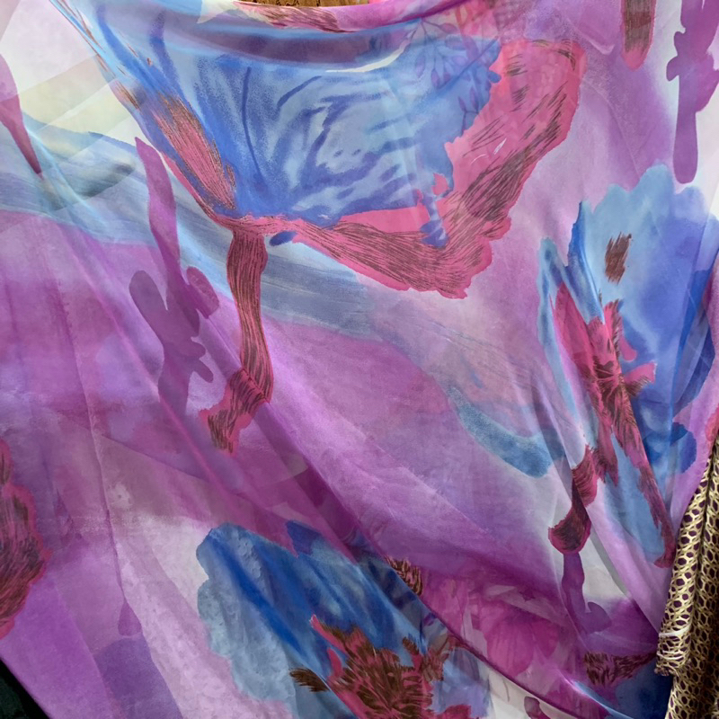 kain sifon motif - kain sifon sutra premium - kain sifon korea