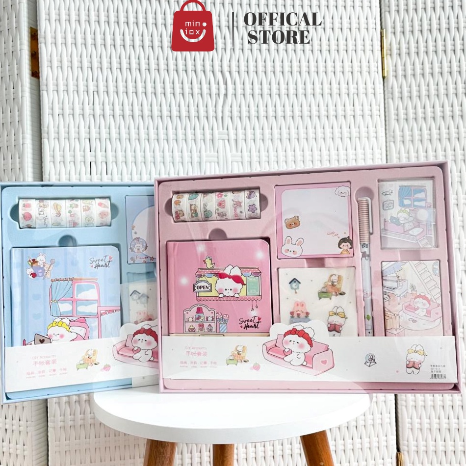 

KODE O35F PAKET JURNAL 1 SET 7 PCS PAKET BUKU HARIAN LUCU MURAH UNIK JURNAL KIT BOOK