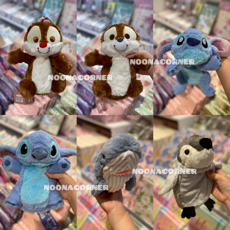Ohsome x Disney ‼️ Plush Pen Case / Kotak Pensil Boneka Disney Series (Stitch / Chip & Dale / Pengui