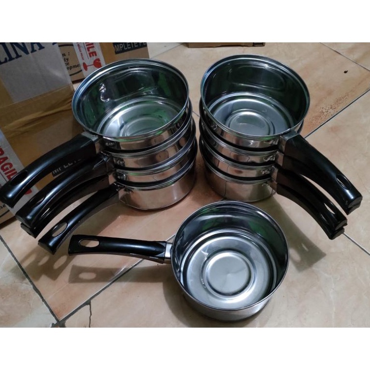 Penawaran Terpopuler paket Panci godokan rebus panci mie panci susu Setengah lusin6 biji