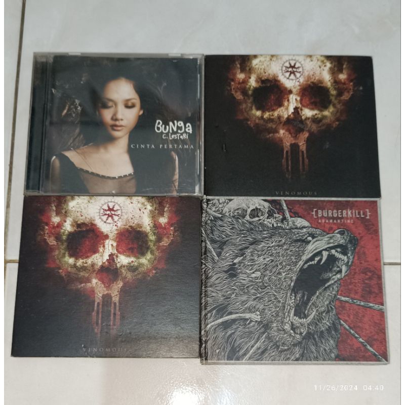 cd Indonesia BUNGA CITRA LESTARI-Cinta Pertama / BURGERKILL-Venomous (1) / BURGERKILL-Venomous (2) /