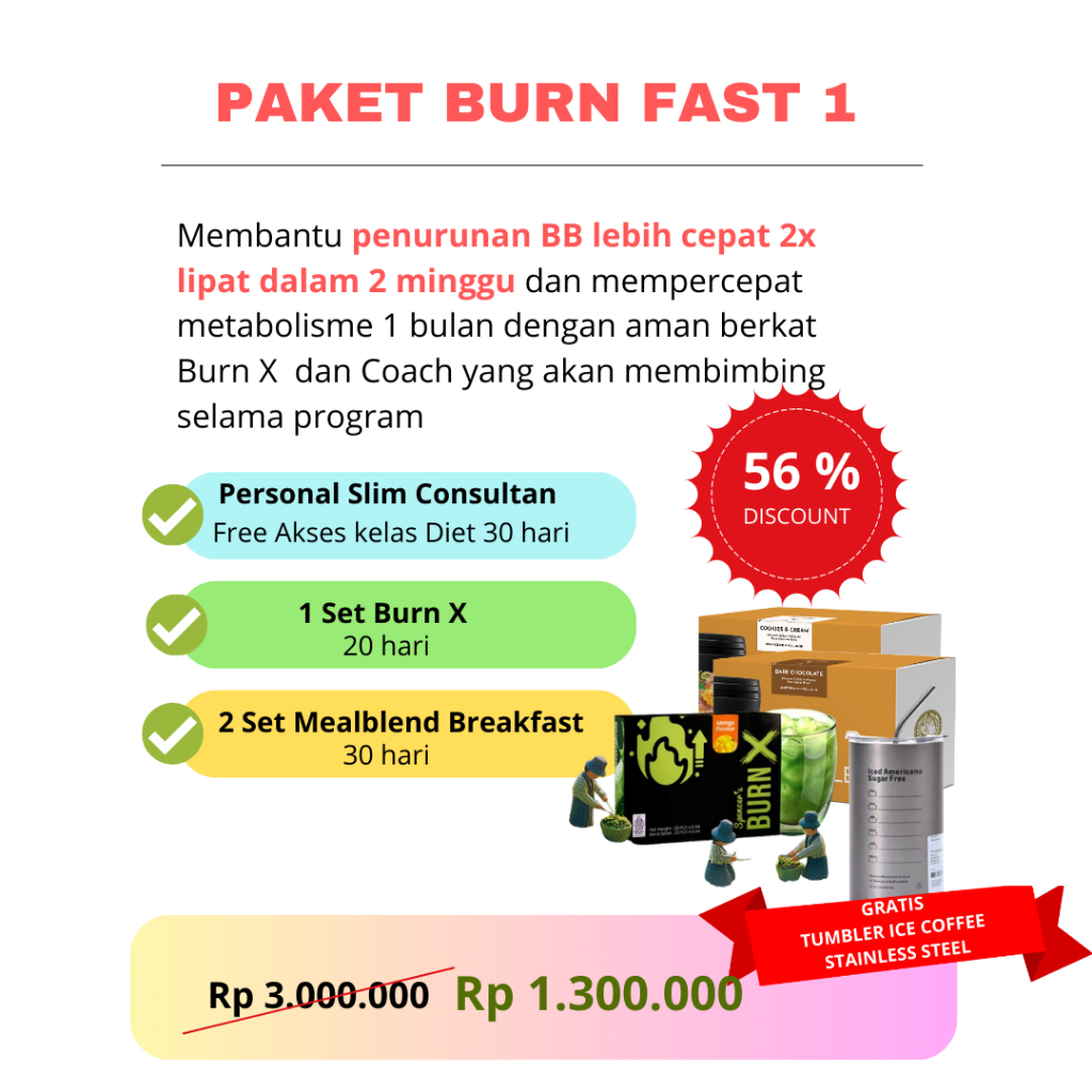 

PAKET BURN FAST 1 - DIET JADI LEBIH ENAK CEPAT DAN NYAMAN