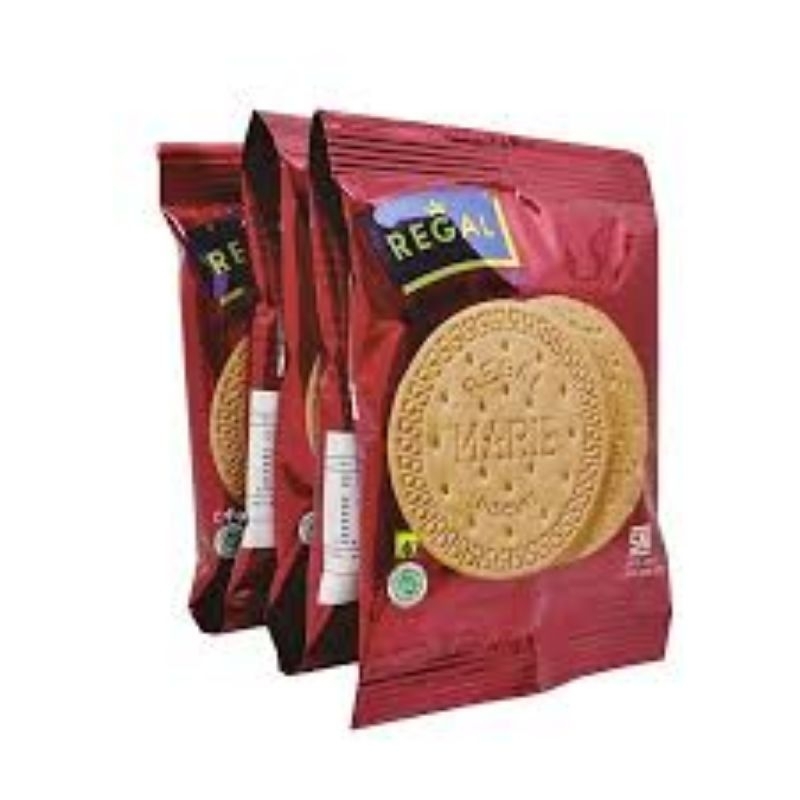 

Regal marie biskuit sachet 12gr(1pack=10sachet)