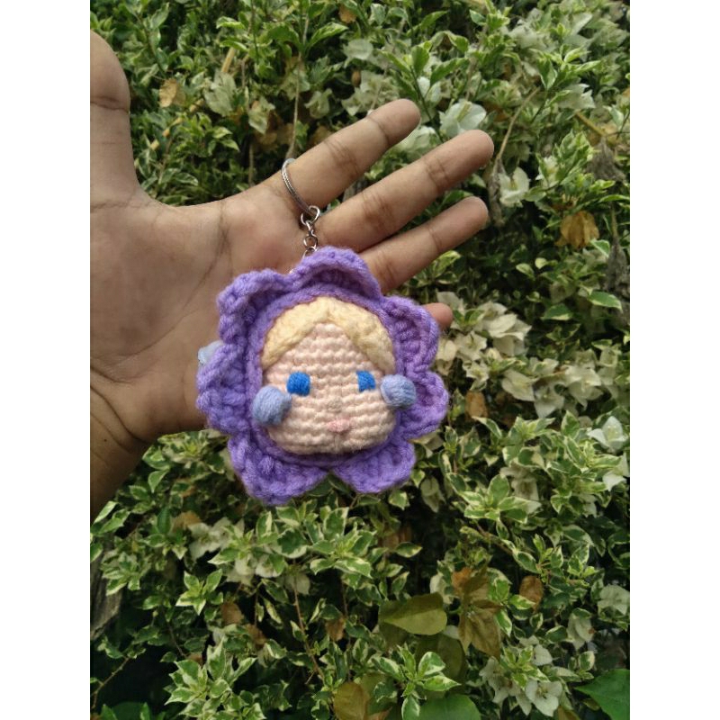 crybaby||crochet rajut|| keychain||Popmart||Crybaby||