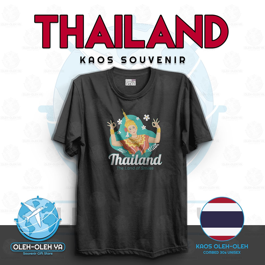 Oleh Oleh YA Souvenir Kaos Thailand Oleh Oleh Kaos Thailand T-Shirt Souvenir T-Shirt Thailand Souven