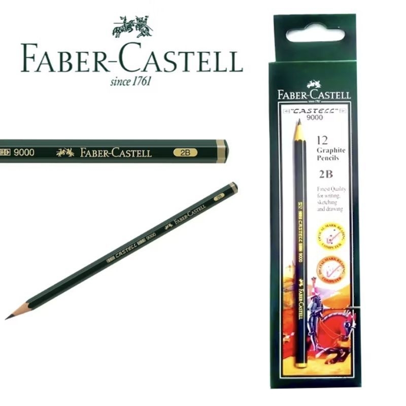 

promo 1 pack/12 pcs pensil fabel castel computer pensil ujian