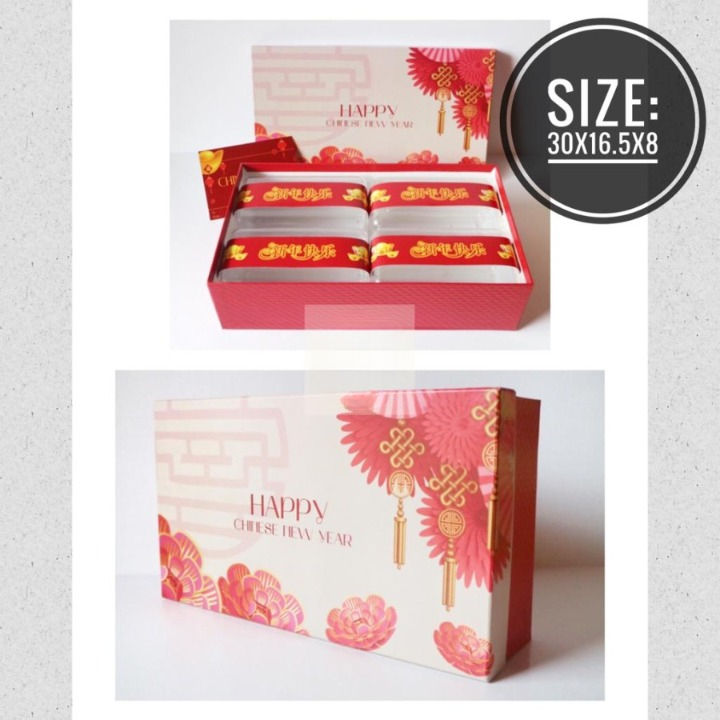 

Dus Hard Box Hampers Kue Edisi Imlek Ukuran 30 x 16.5 x 8cm