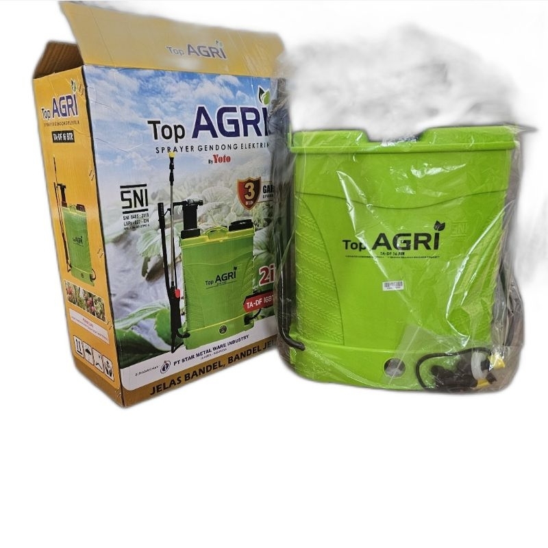 TANGKI ALAT SEMPROT PERTANIAN SPREYER TOP AGRI BATERAI 16 LITER 2IN1