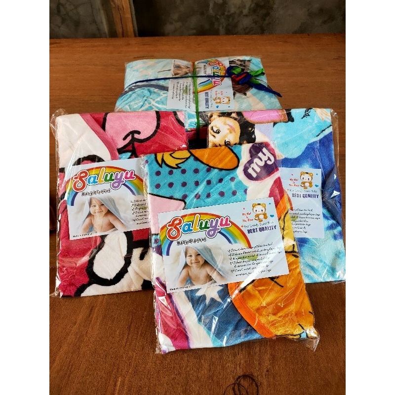 Selimut Bayi / Selimut Bayi Lembut Karakter Lucu