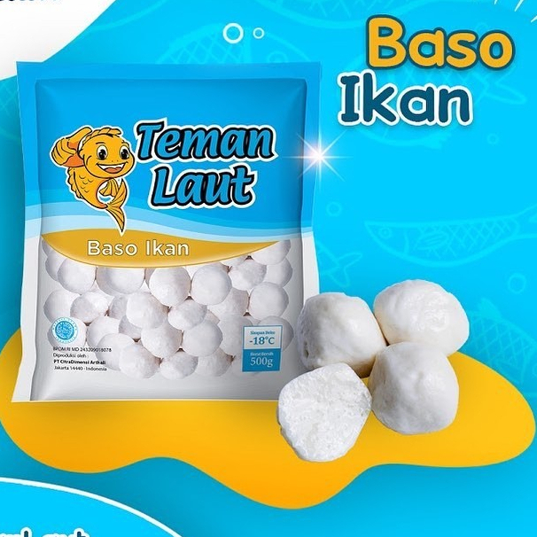 

Teman Laut bakso ikan 200gr & 500gr frozen