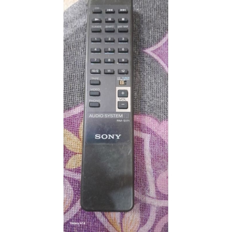 remote audio Sony RM-S171
