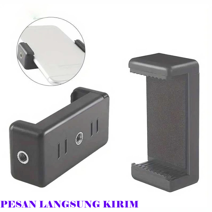 KEPALA HOLDER HP / HOLDER JEPITAN HP / HOLDER TRIPOD HP / PENJEPIT HP