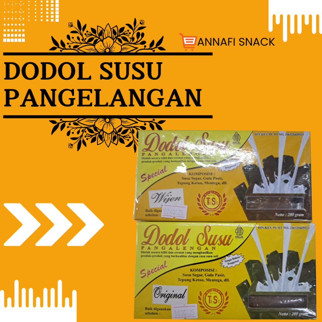 

DODOL SUSU PANGELANGAN KHAS GARUT 250 GRAM