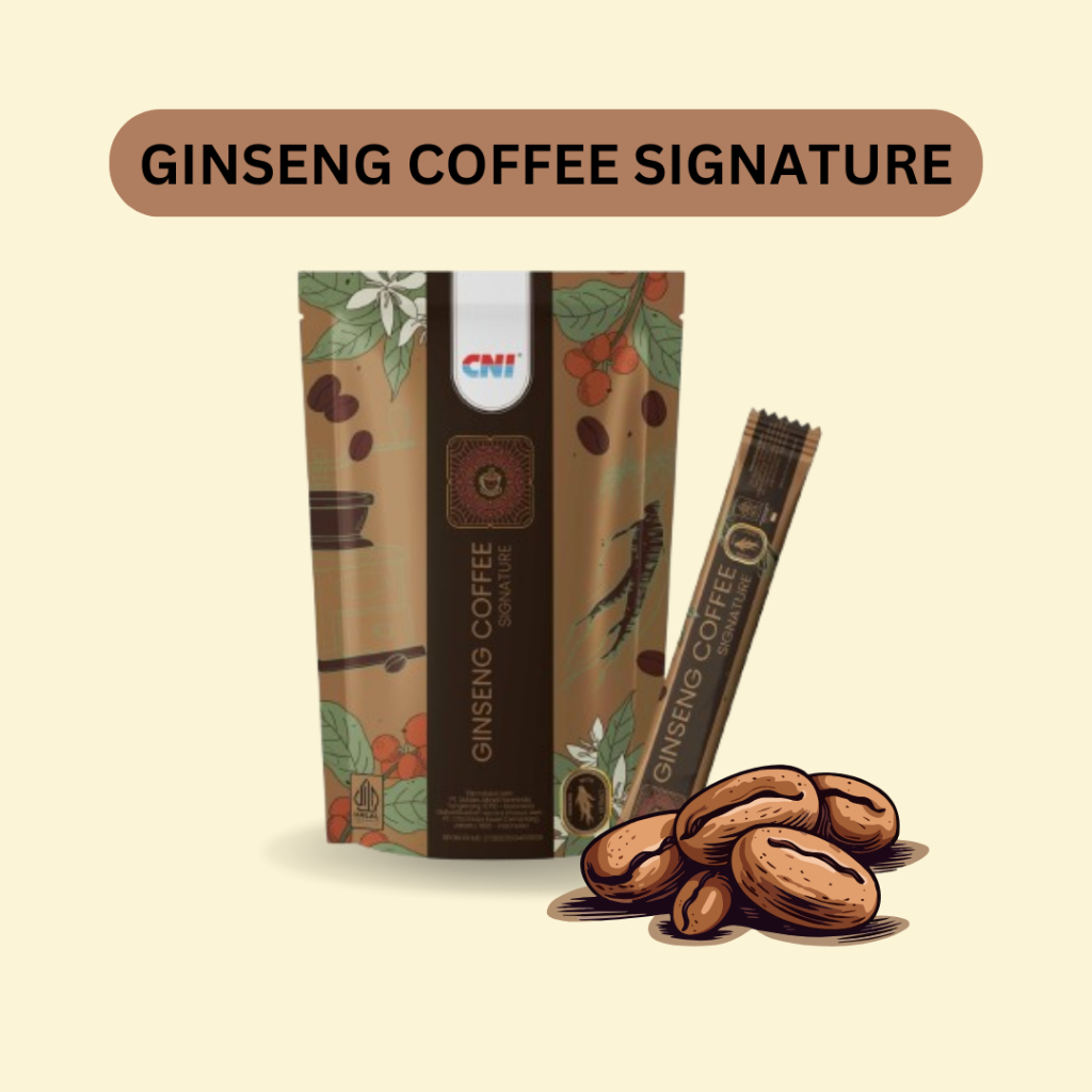 

CNI Ginseng Cofee Signature | Kopi Ginseng Instan Double Shoot