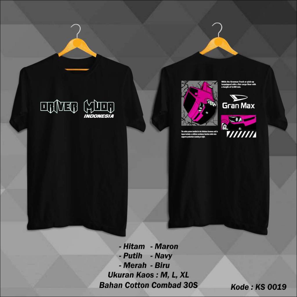 Kaos Baju Driver Muda Grandmax Indonesia Kaos Distro