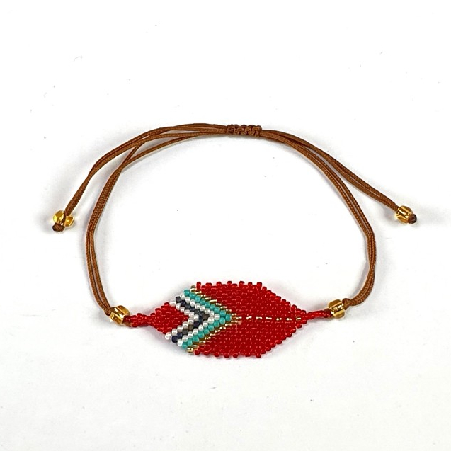 Za Bracelet | Gelang Manik Tali Daun Handmade