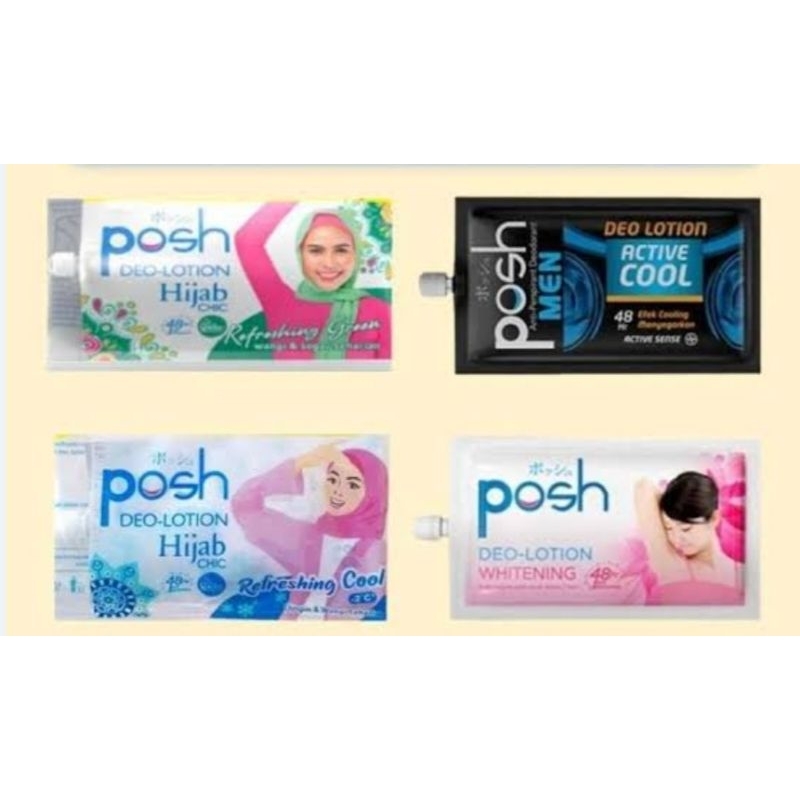POSH DEODORANT SACHET || 11 GR || HIJAB || WHITENING || MEN