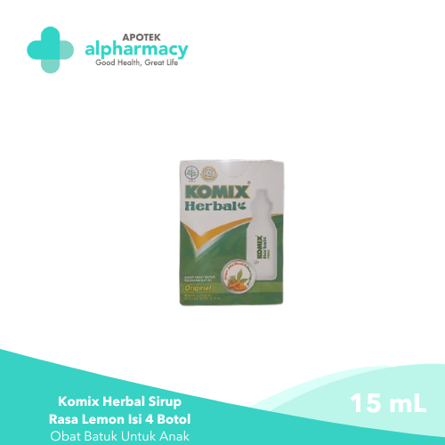 Komix Herbal Kids Rasa Lemon 10 ml 4 Tube