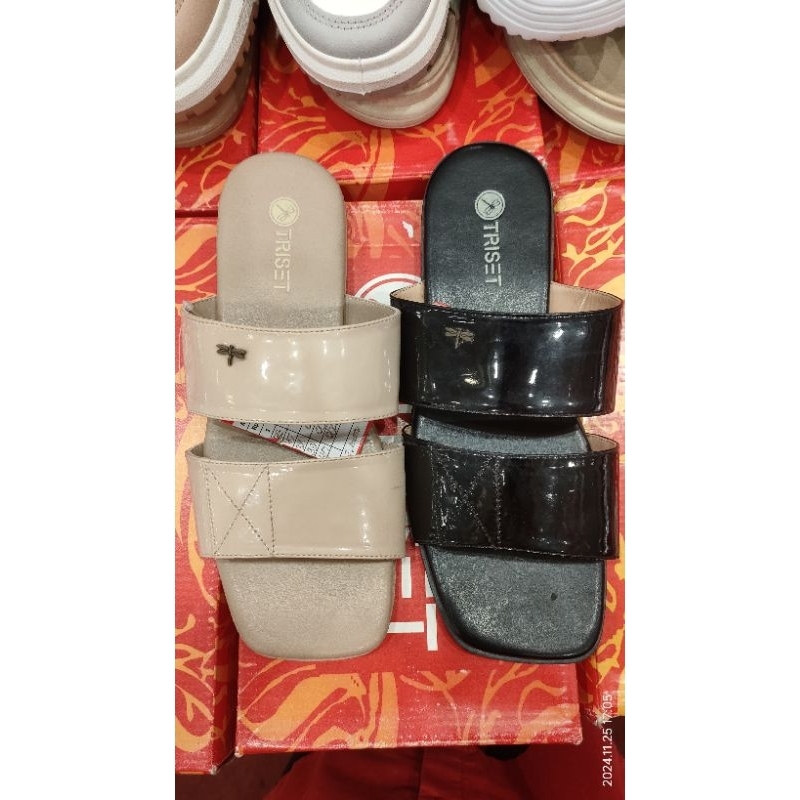 sandal teplek wanita brand Triset