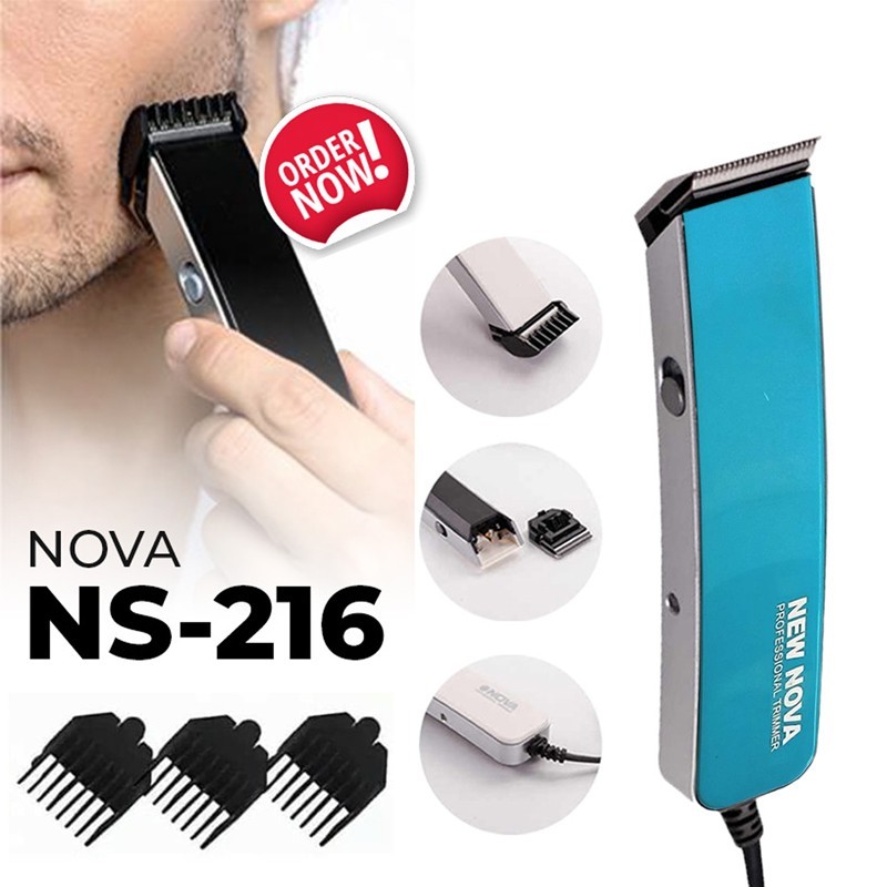 CUKUR NOVA TRIMMER NS-216 / ALAT CUKUR RAMBUT JENGGOT NS216 SB,